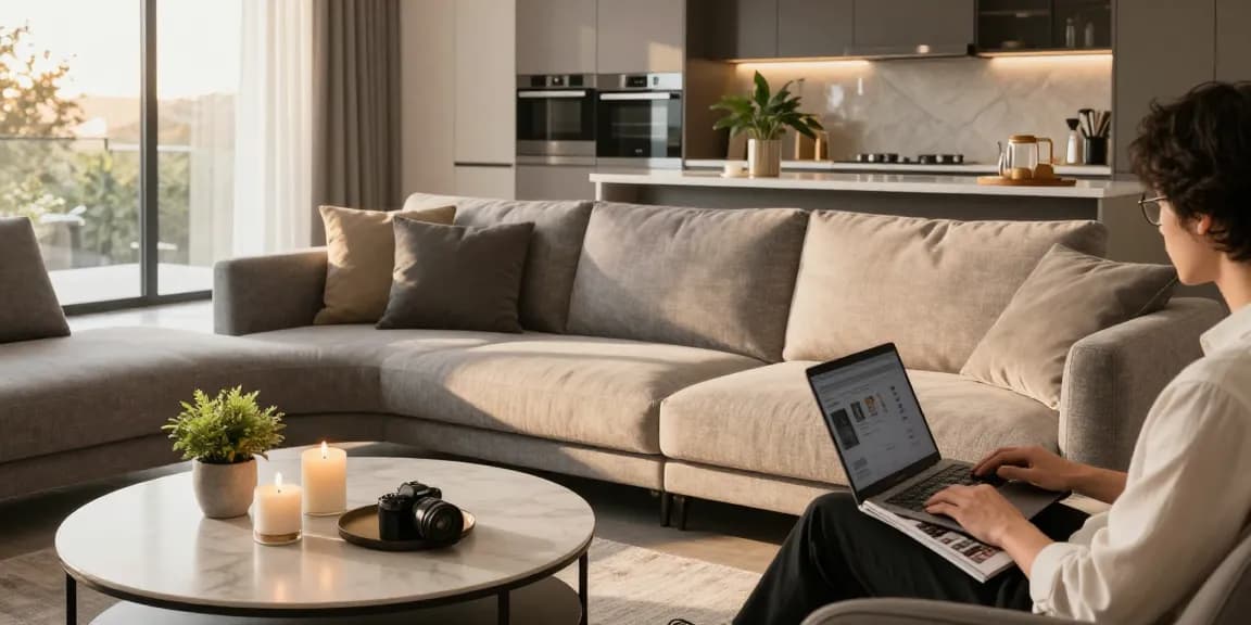 Entdecken Sie stilvolle Inneneinrichtungen, während Sie möbel online kaufen für umfassende Wohnlösungen.