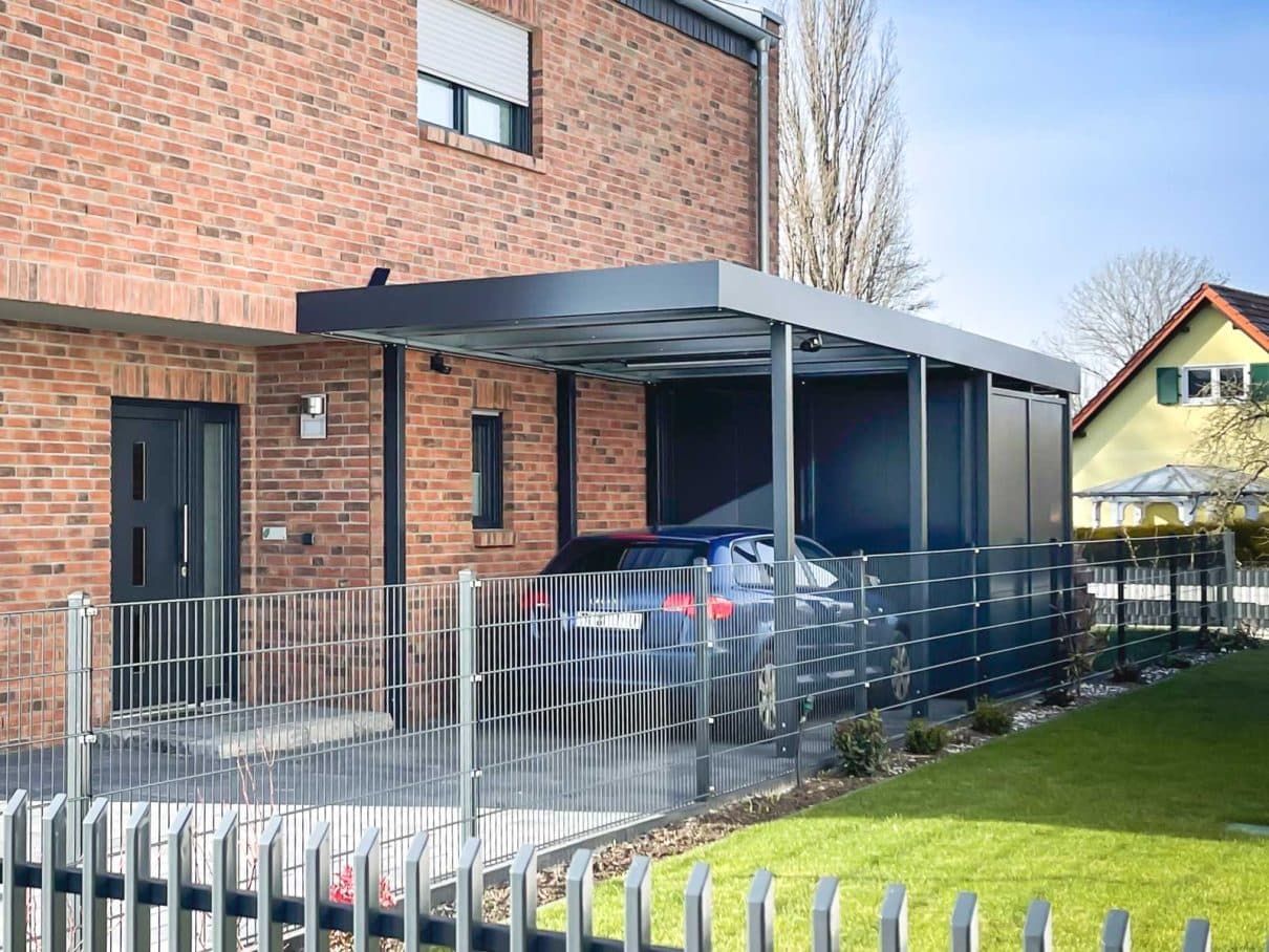 Carport Metall mit Seitenteilen: Mehr Schutz für Ihr Fahrzeug