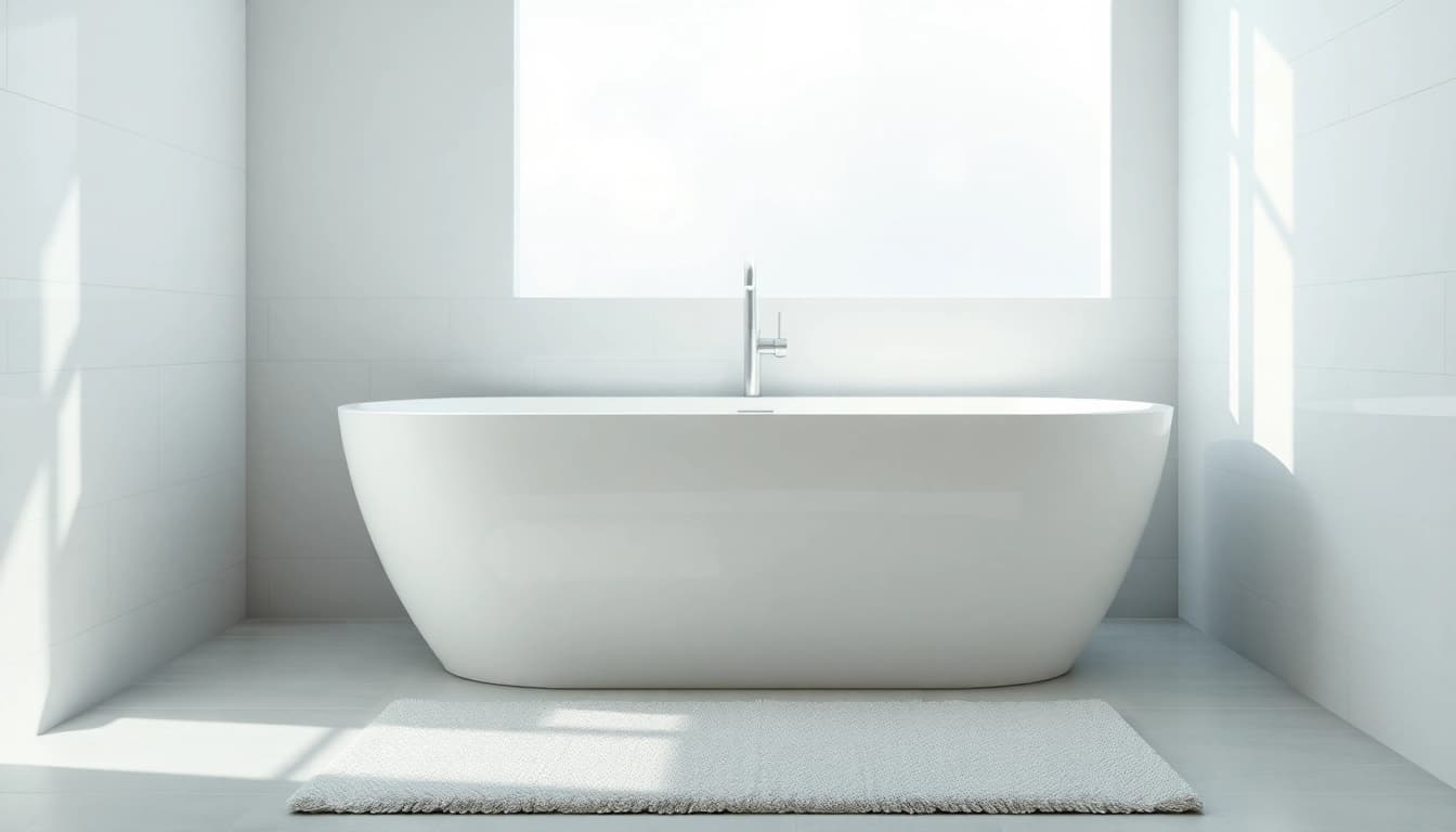 Duschkabine 80x80 in modernem Bad mit eleganten Designs und beruhigenden Farben