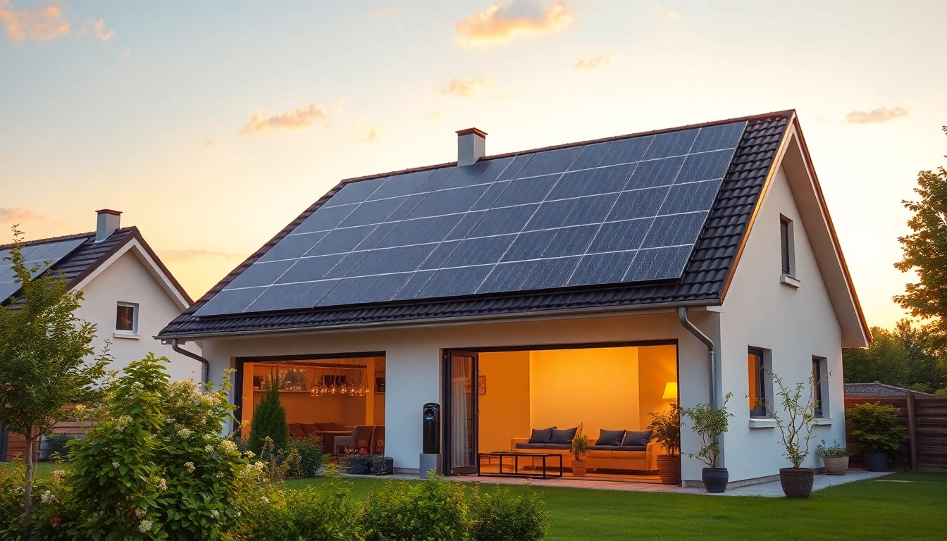 Erwerben Sie hochmoderne Photovoltaik-Anlagen für Ihr Zuhause, die nachhaltig und effiziente Energie liefern.