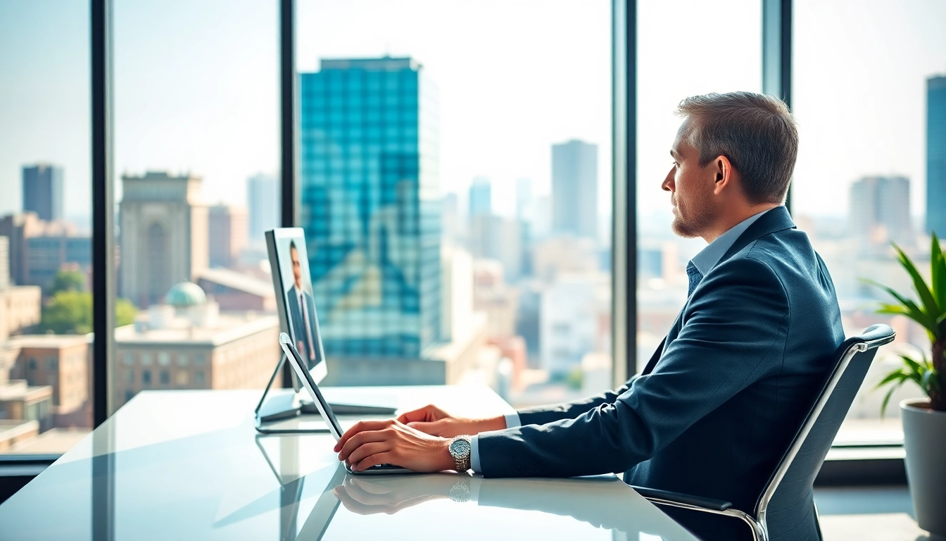 Persönlicher Personalberater führt ein professionelles Gespräch in einem modernen Büro.