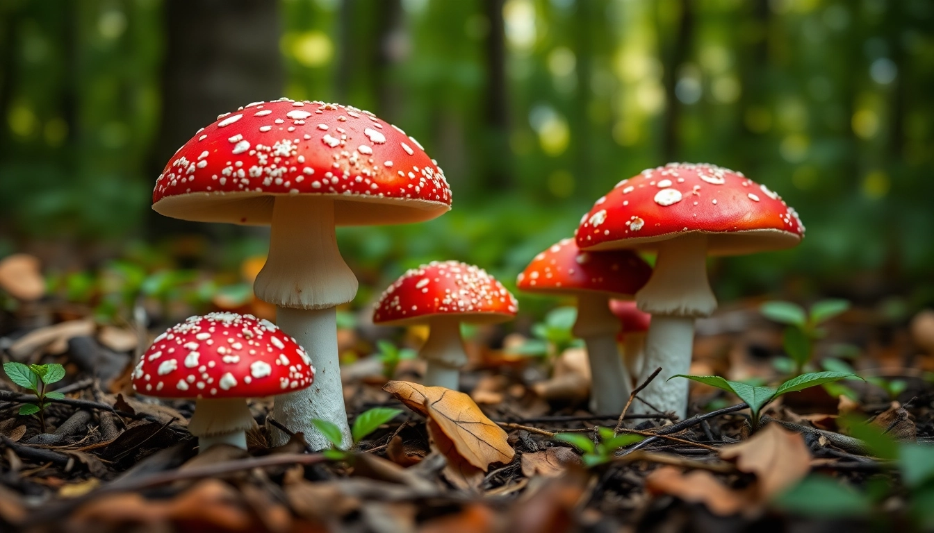 Fliegenpilz bestellen und hochwertige Muscaria-Pilze in der Natur sehen.