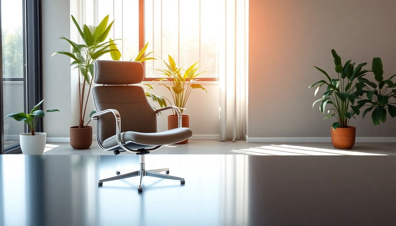 Refurbished Vitra chair enhancing modern office decor with elegant design features.