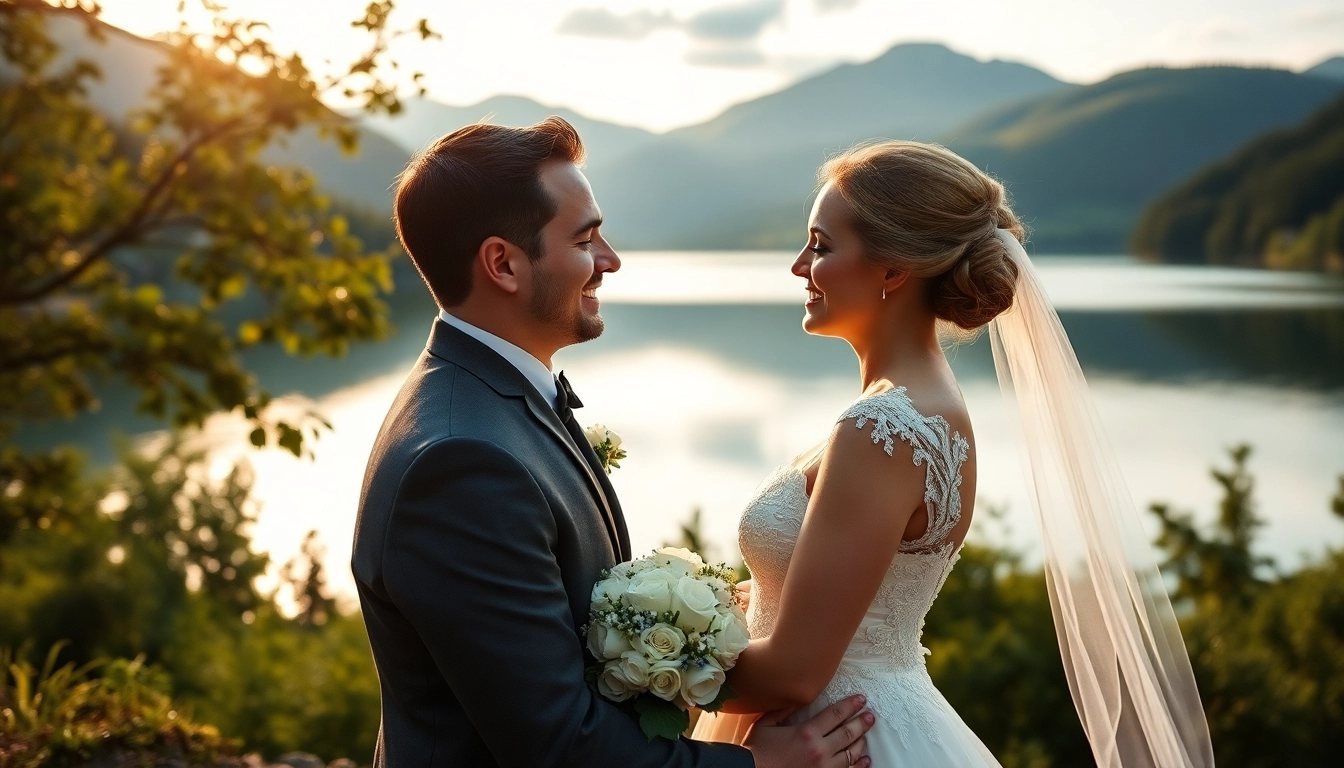 Hochzeitsfotograf Schliersee fängt einen romantischen Moment zwischen einem Brautpaar in der malerischen Kulisse von Schliersee ein.
