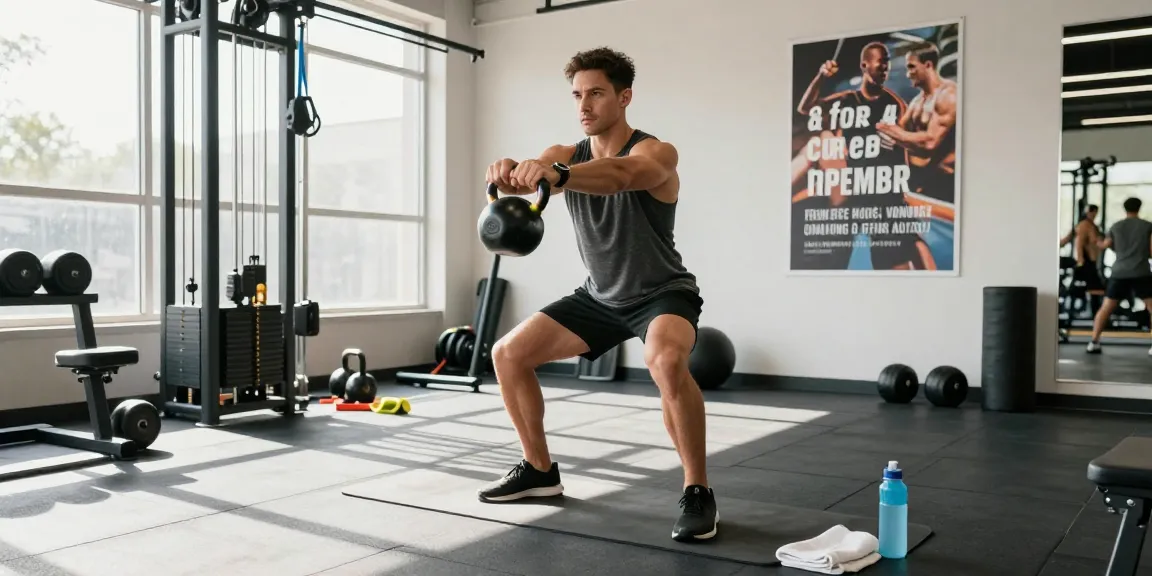 Ein athletischer Mann zeigt effektives Training im Anabolika Shop Deutschland, umgeben von Fitnessgeräten und einer motivierenden Atmosphäre.