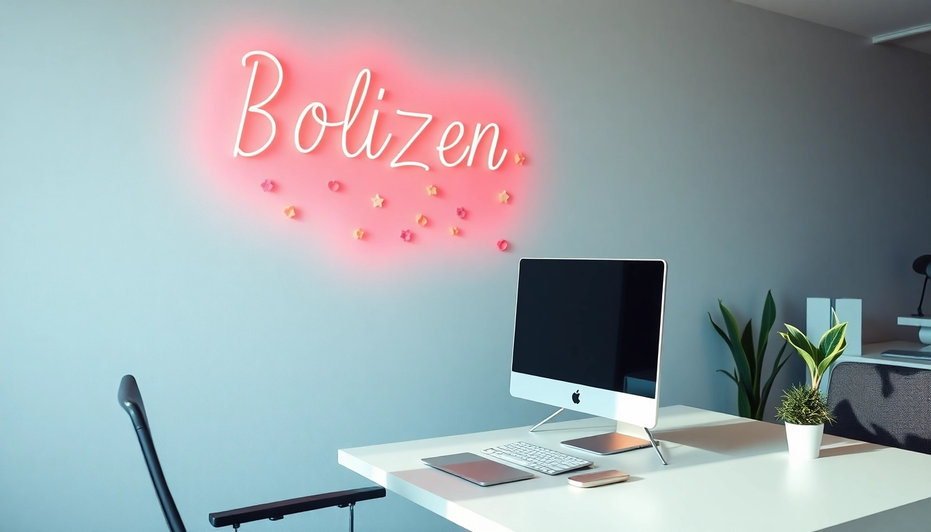 Motivierte Person sucht Stellenangebote im modernen Büro mit inspirierenden Farben