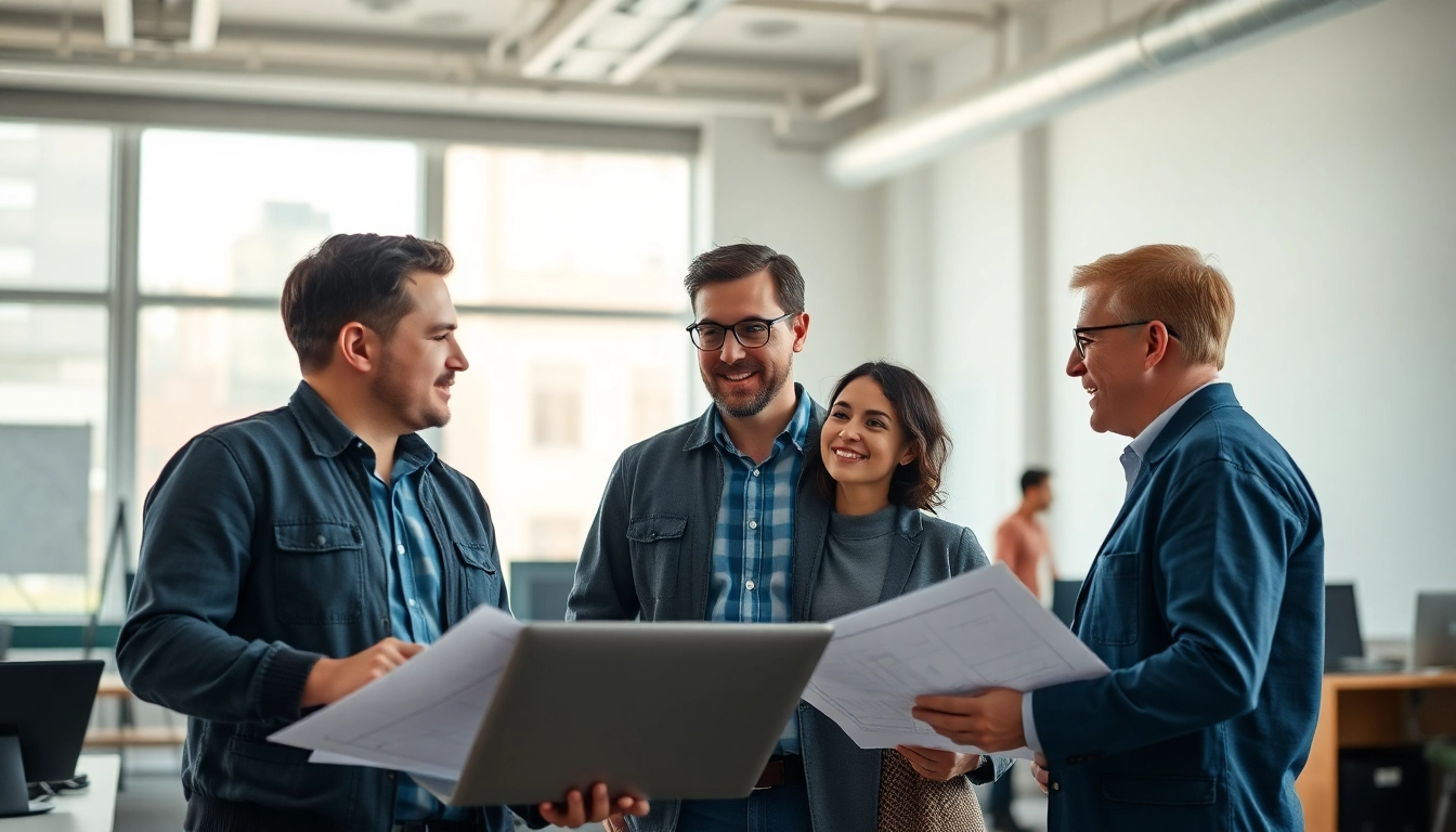 Headhunter Ingenieure in einem dynamischen Gespräch über Ingenieurprojekte.