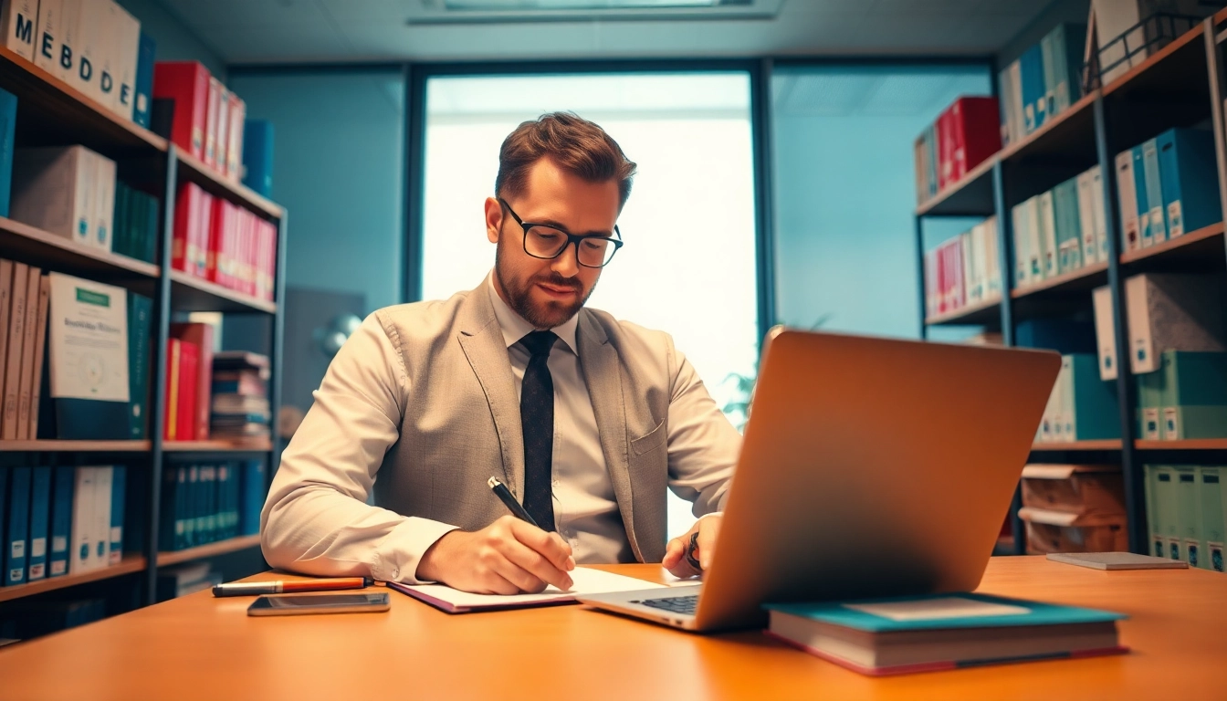 Headhunter Gesundheitswesen bei der Arbeit, um Kandidaten für medizinische Positionen erfolgreich zu vermitteln.