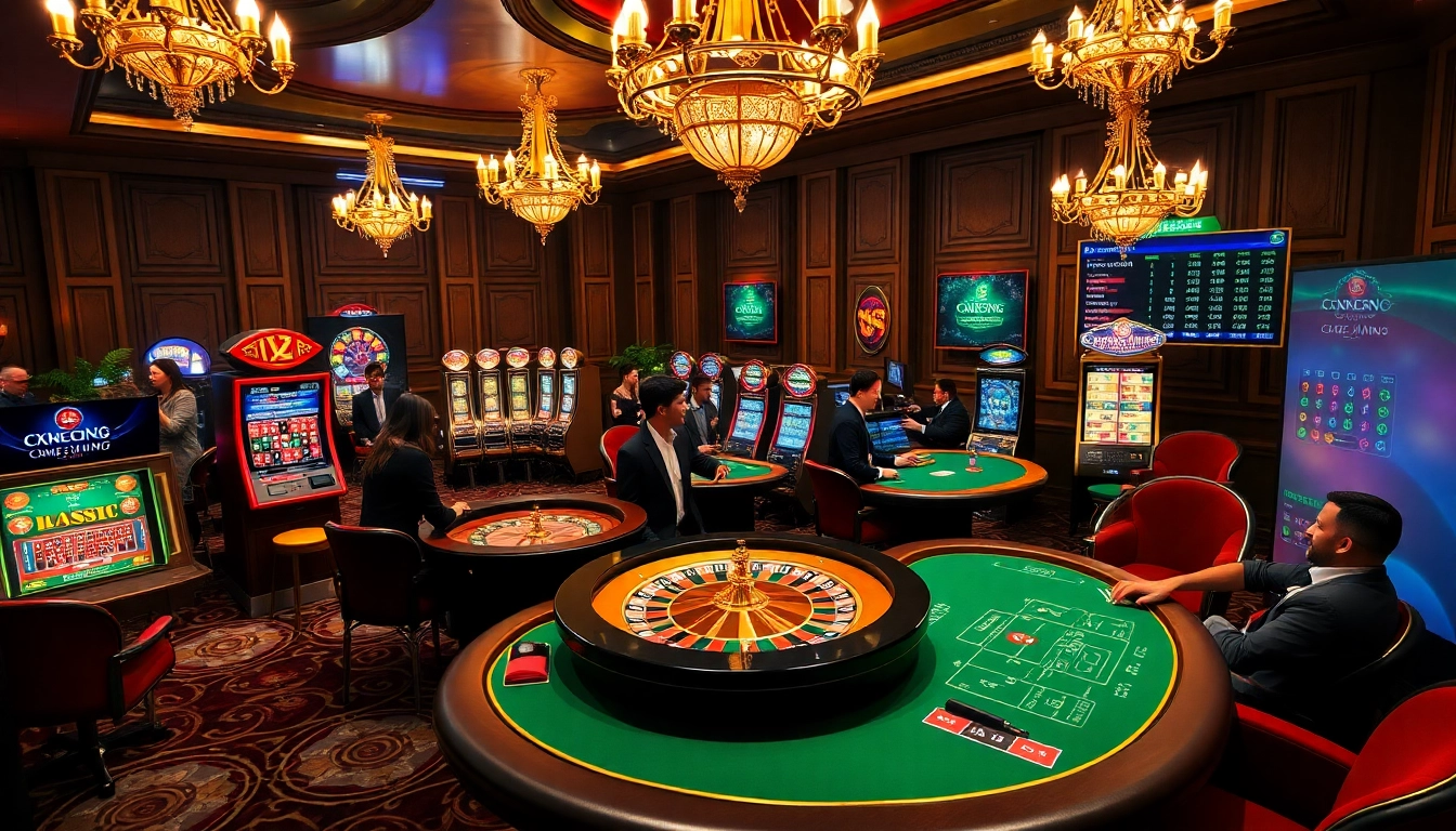 Experience the thrill of gambling at https://f168.today/ with vibrant scenes of roulette and poker.