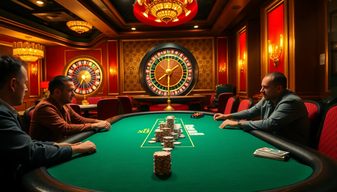 Experience excitement at S8 with a thrilling poker game and roulette wheel.