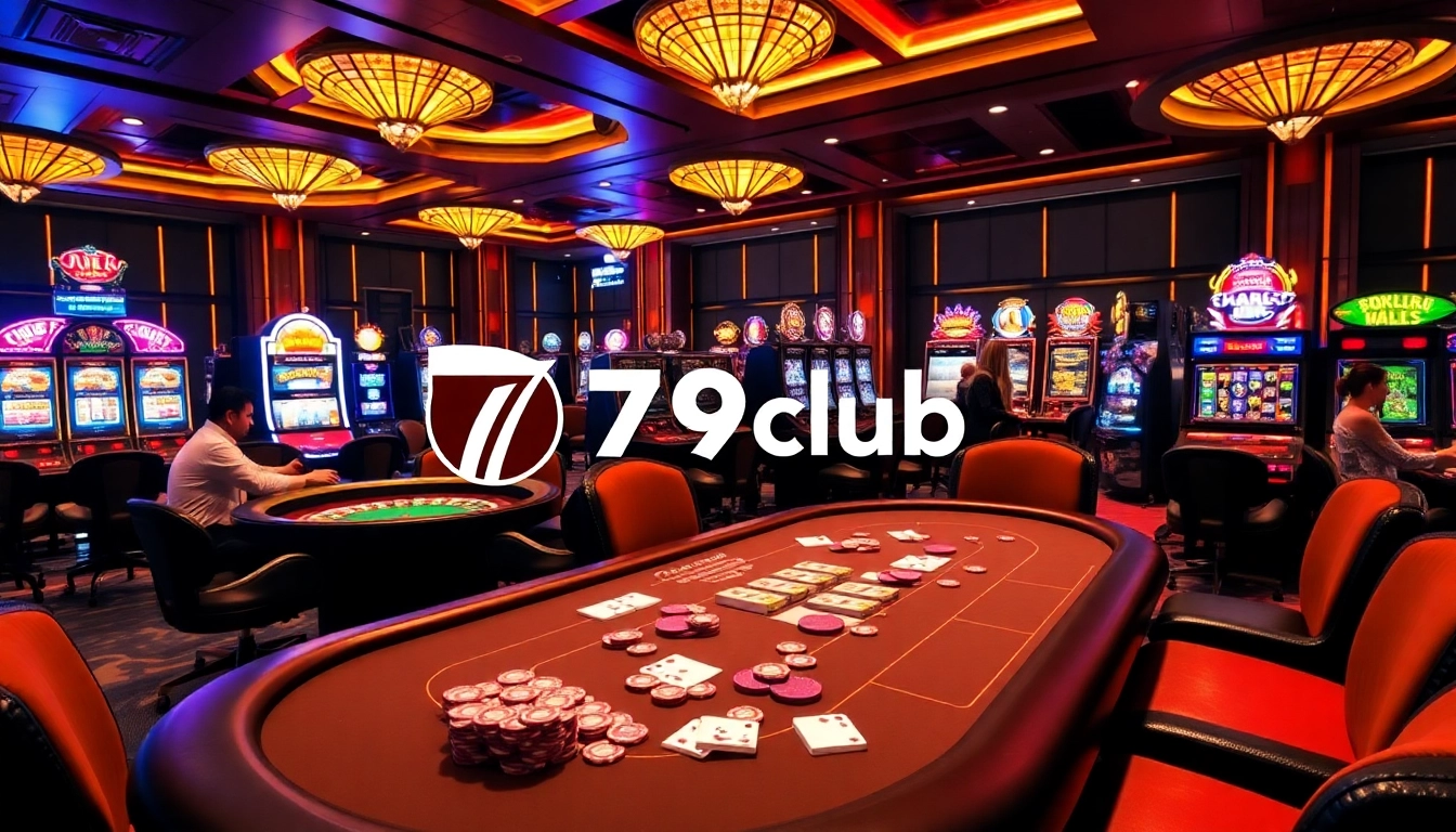 Players enjoying casino games at 789club with colorful chips and a spinning roulette wheel.
