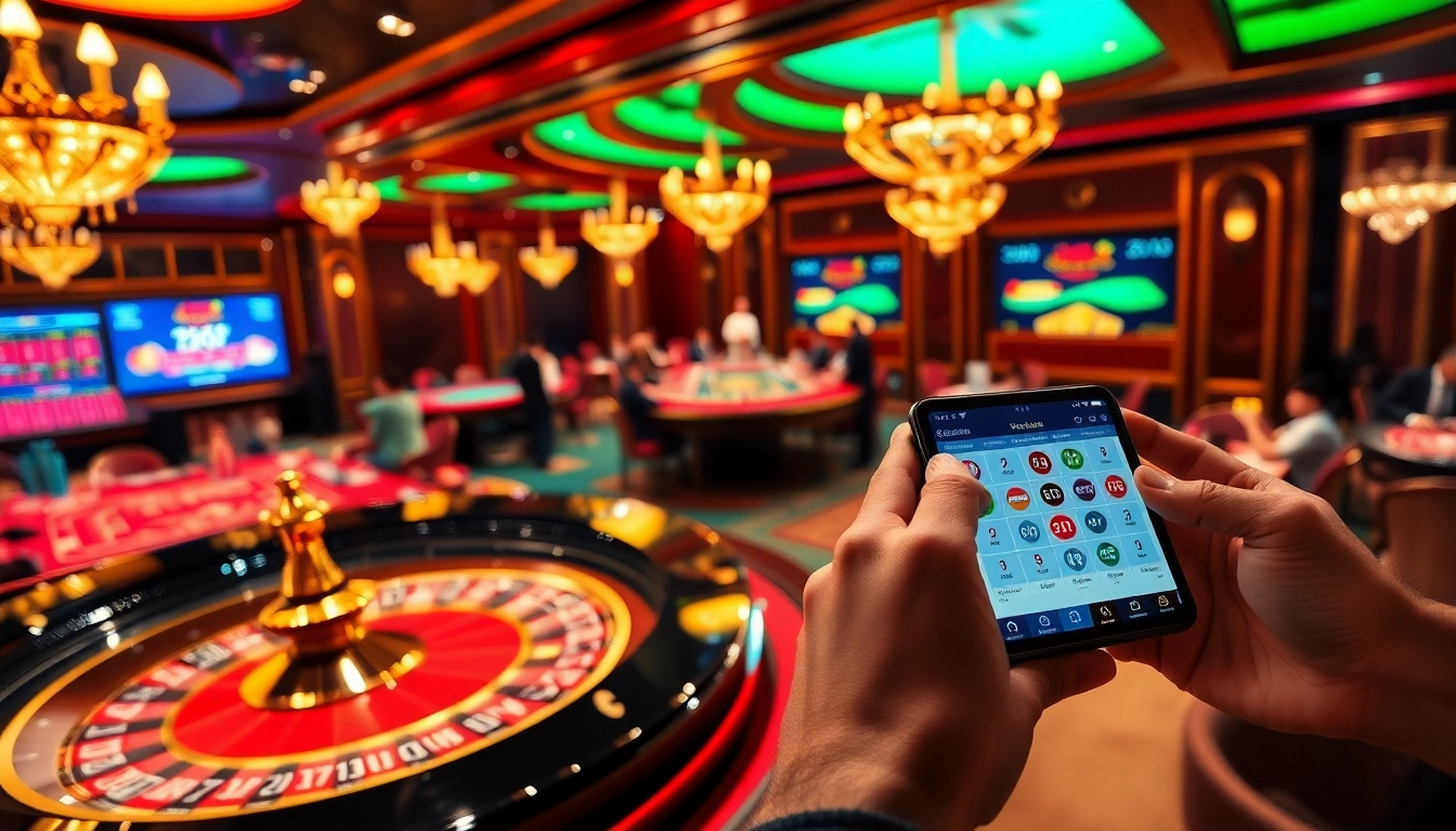 Engaging in đăng ký shbet while experiencing vibrant casino action and online betting excitement.