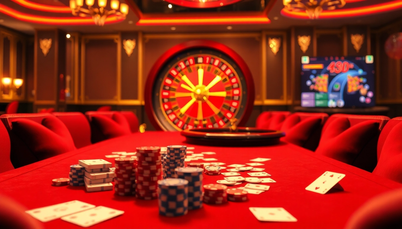Engaging players at a vibrant gaming table showcasing the excitement of X88casino.net.