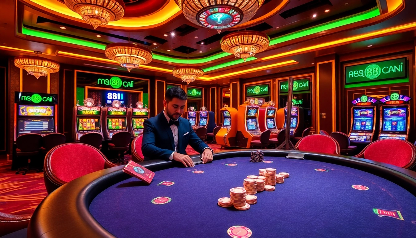 Experience high-stakes gaming at 88i nhà cái with vibrant casino action and professional players.