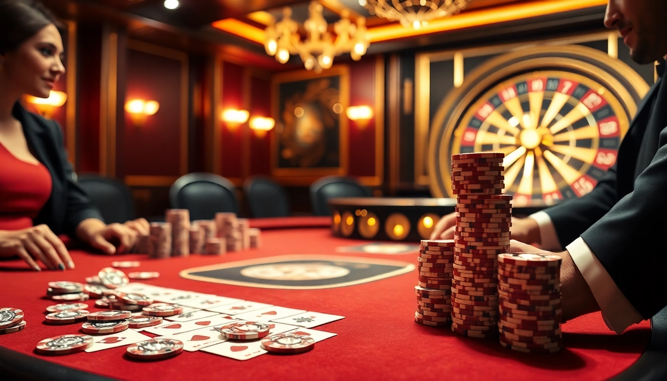 Experience high-stakes gaming at https://f8bet.ventures/ with a vibrant poker table and shining roulette.