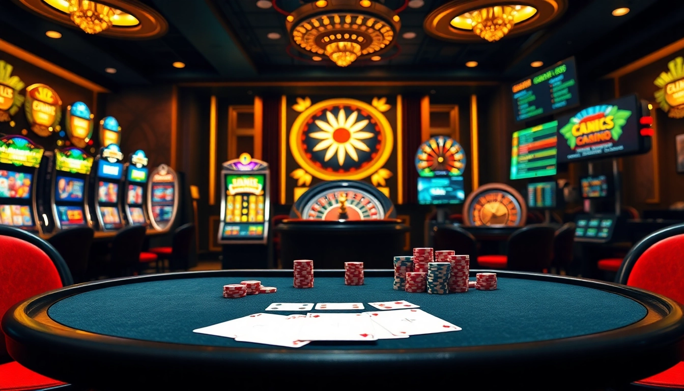 Experience thrilling gameplay at https://b52club.forum/ with vibrant casino tables and exciting slot machines.